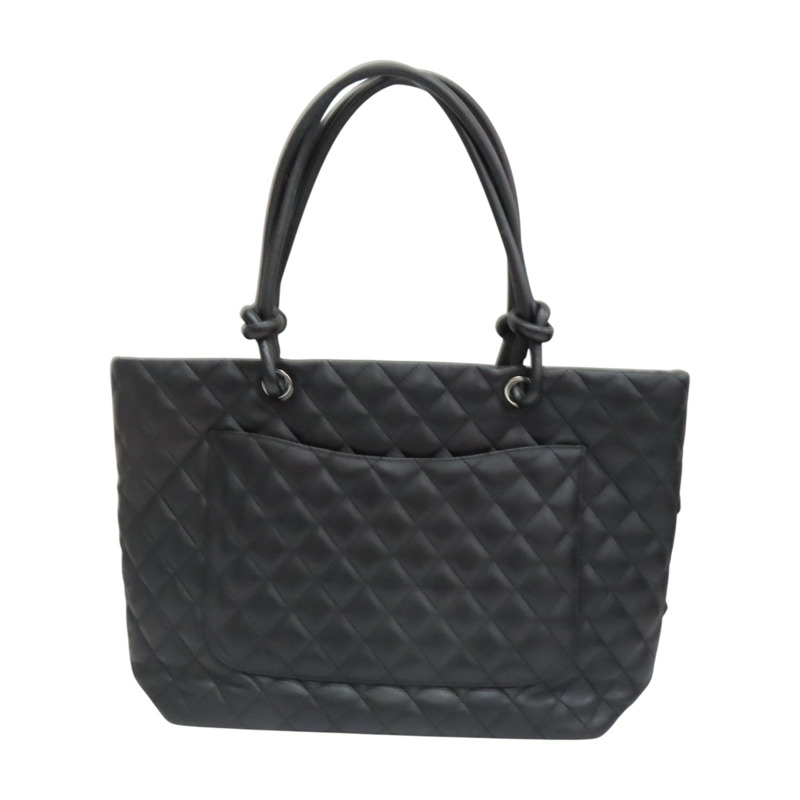 黑色 菱格紋 牛皮 Combon 托特包 手提包 A25169【CHANEL 香奈兒】 A25169-1