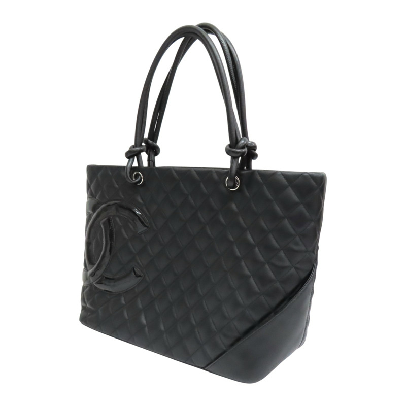 黑色 菱格紋 牛皮 Combon 托特包 手提包 A25169【CHANEL 香奈兒】 A25169-2