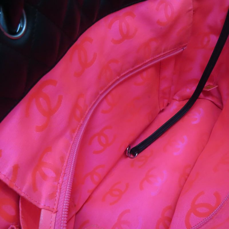 黑色 菱格紋 牛皮 Combon 托特包 手提包 A25169【CHANEL 香奈兒】 A25169-4