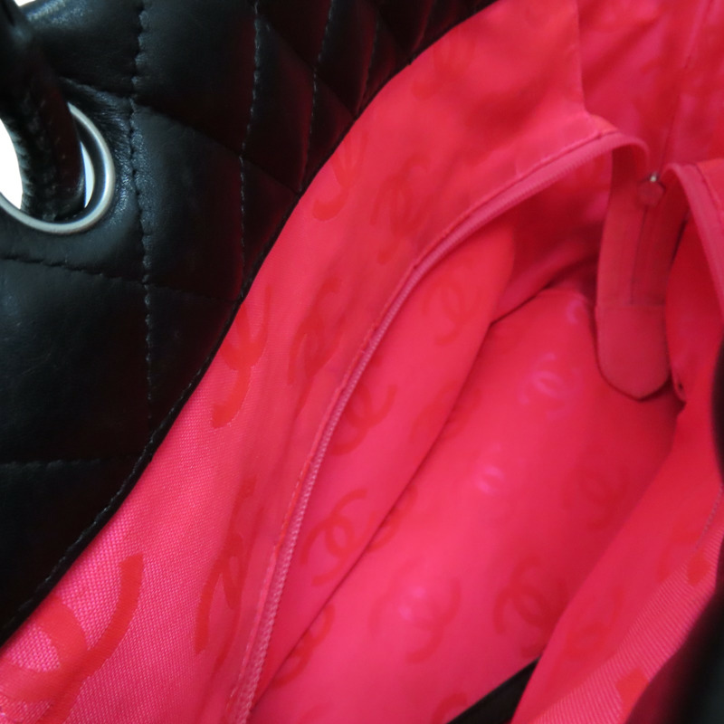 黑色 菱格紋 牛皮 Combon 托特包 手提包 A25169【CHANEL 香奈兒】 A25169-5