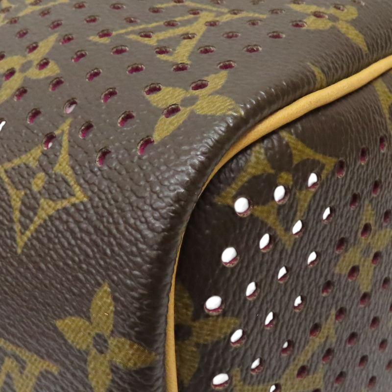 棕色 縷空 原花帆布 Speedy 30 手提包【LOUIS VUITTON LV 路易威登】 M95180-11