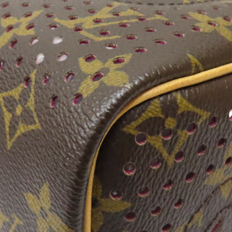 棕色 縷空 原花帆布 Speedy 30 手提包【LOUIS VUITTON LV 路易威登】 M95180-13