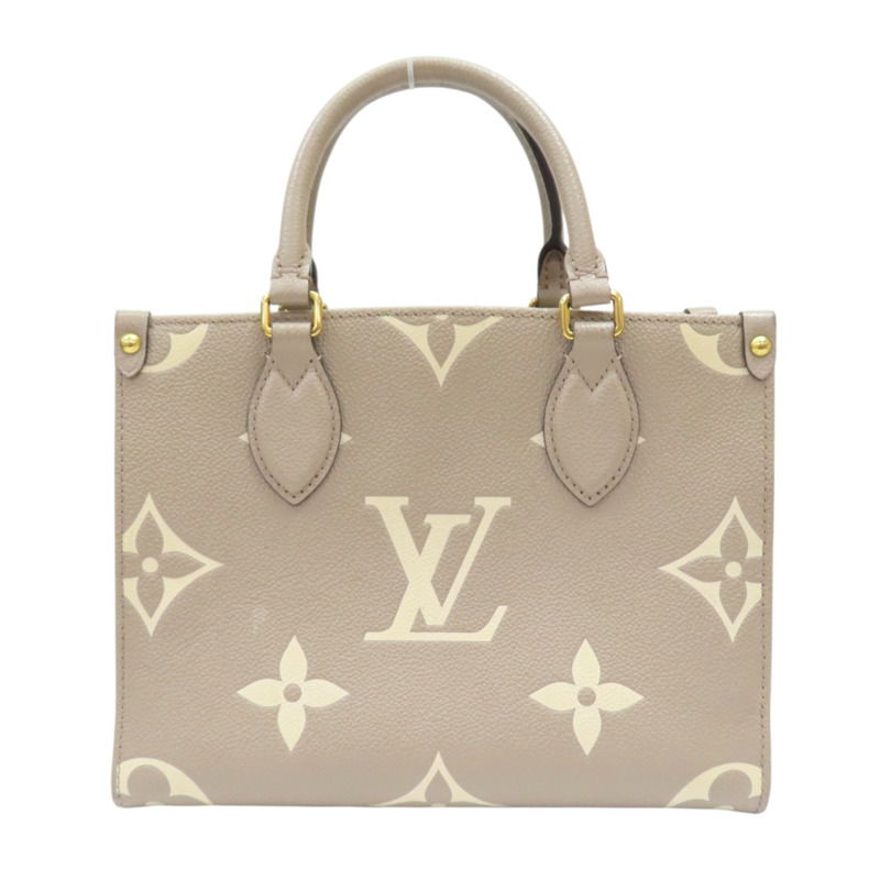 淺棕色 TC牛皮 OnTheGO PM 兩用包【LOUIS VUITTON LV 路易威登】 M45779-0