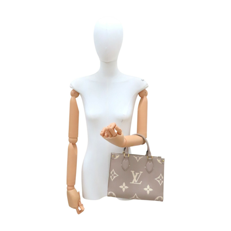 淺棕色 TC牛皮 OnTheGO PM 兩用包【LOUIS VUITTON LV 路易威登】 M45779-4