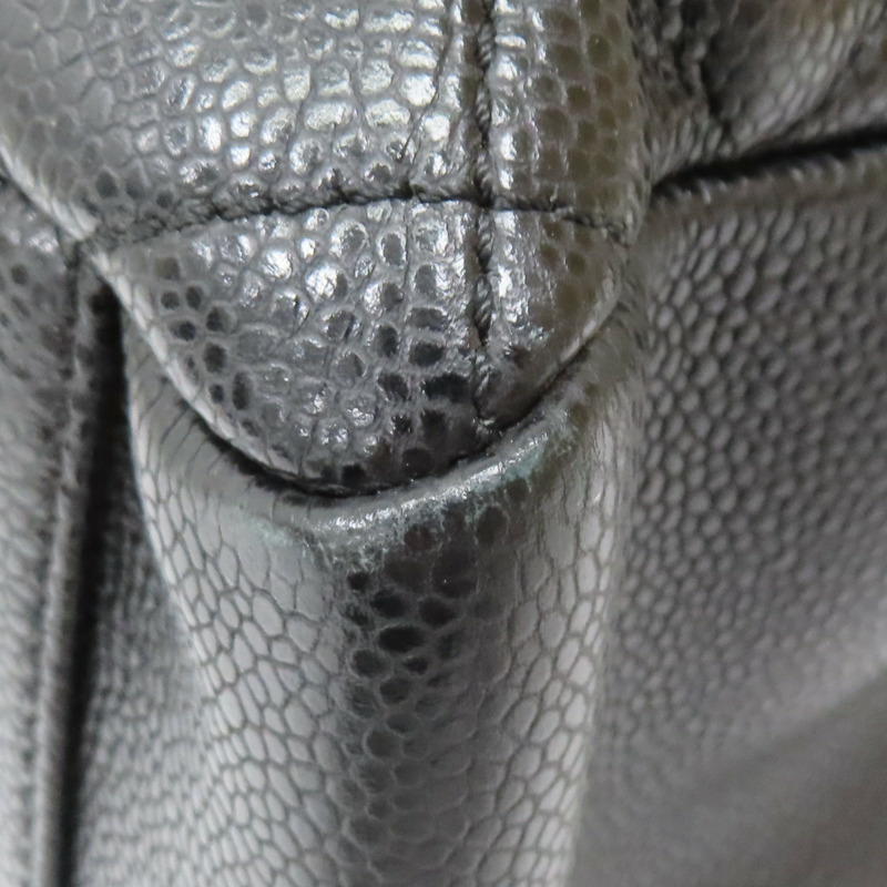 黑色 荔枝紋 牛皮 GST Tote 手提包 A50995【CHANEL 香奈兒】 A50995-16