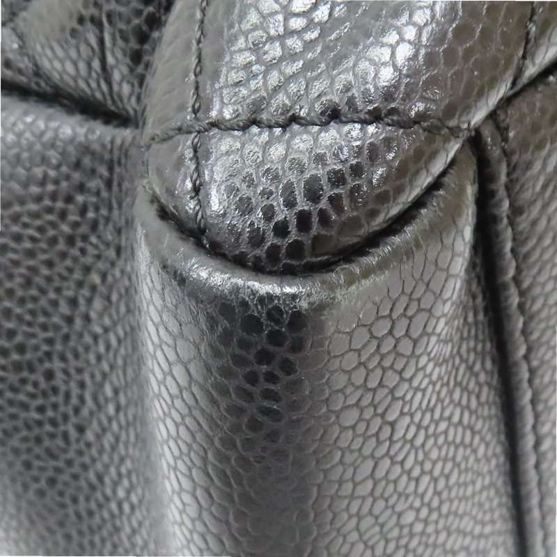 黑色 荔枝紋 牛皮 GST Tote 手提包 A50995【CHANEL 香奈兒】 A50995-17