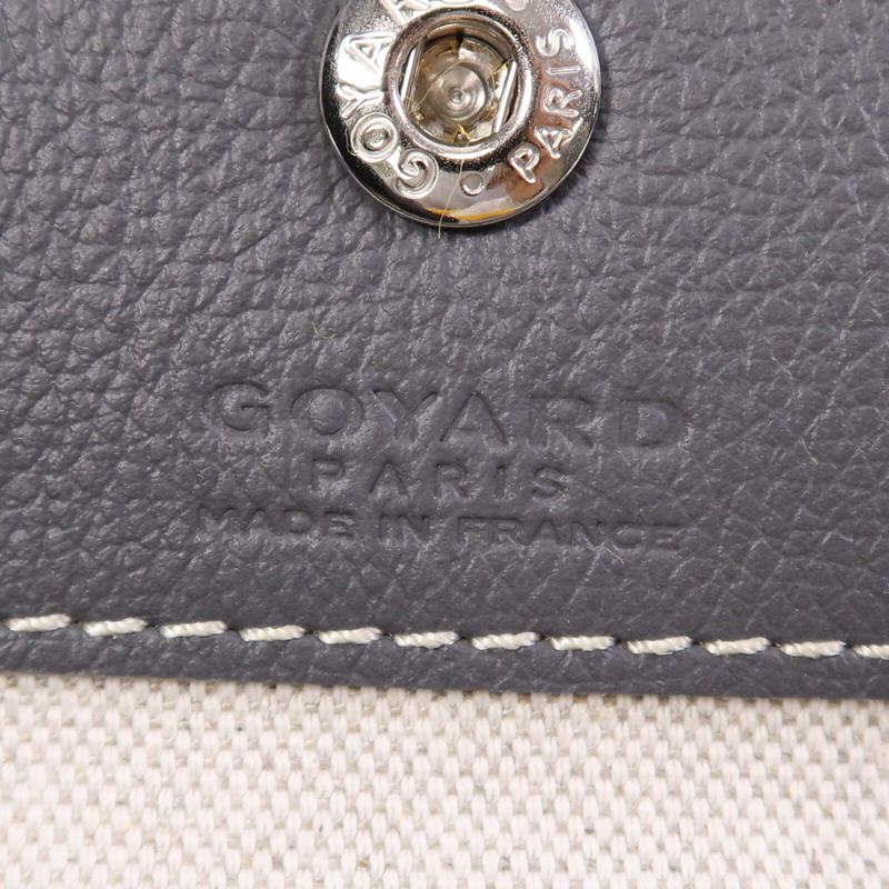 GOYARD 塗層帆布Mini Hobo銀扣手挽袋-5