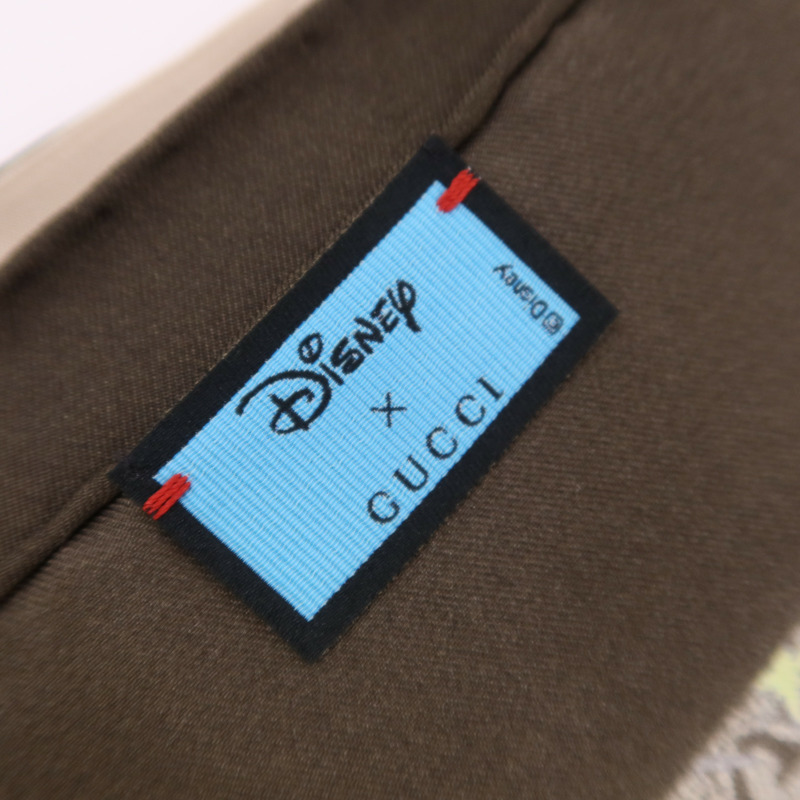 GUCCI 絲質Donald Duck Scarf絲巾-6