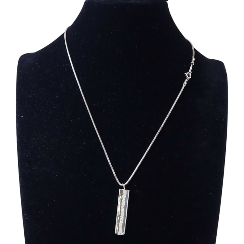 TIFFANY＆CO 925純銀1837 Bar Necklace銀扣項鏈-7