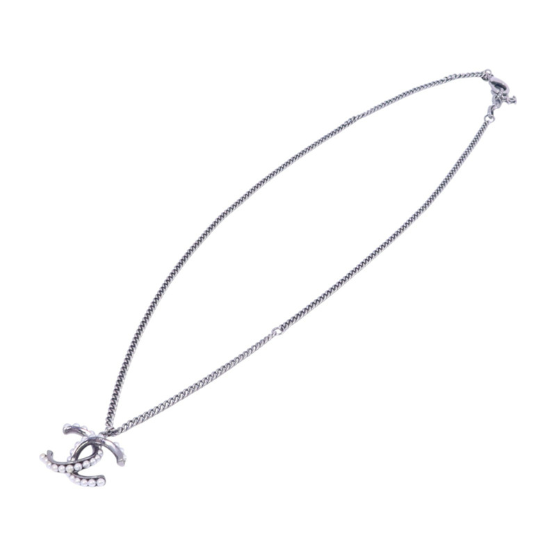 CHANEL 金屬/仿珍珠Necklace項鏈-2