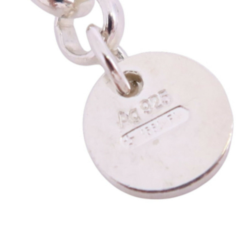 GUCCI 925純銀Interlocking G Necklace銀扣項鏈-6