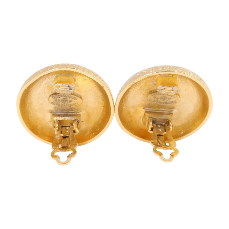 CHANEL 金屬Vintage Earrings金扣耳環-2