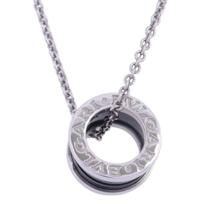 BVLGARI 925純銀/琺瑯Save The Children Necklace銀扣項鏈-1