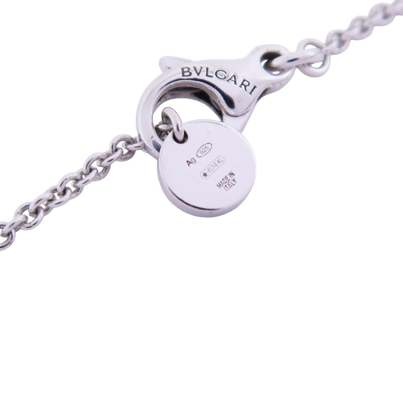 BVLGARI 925純銀/琺瑯Save The Children Necklace銀扣項鏈-6