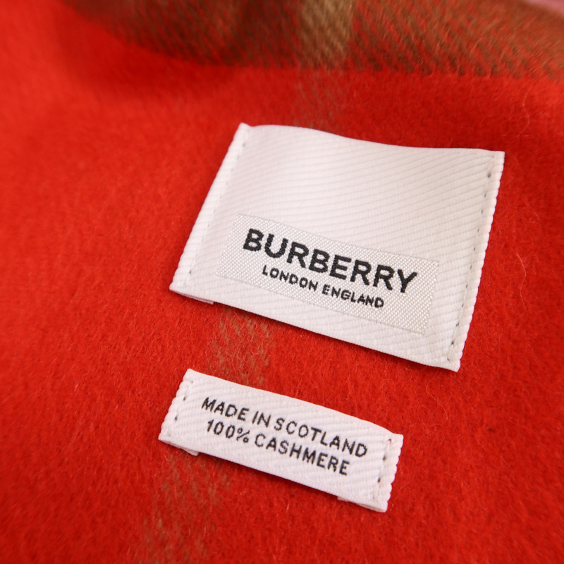 BURBERRY 羊絨Scarf圍巾-6