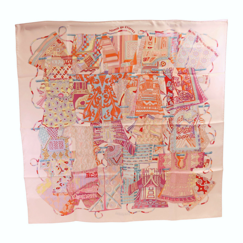 HERMES 絲質Scarf 90x90絲巾-0