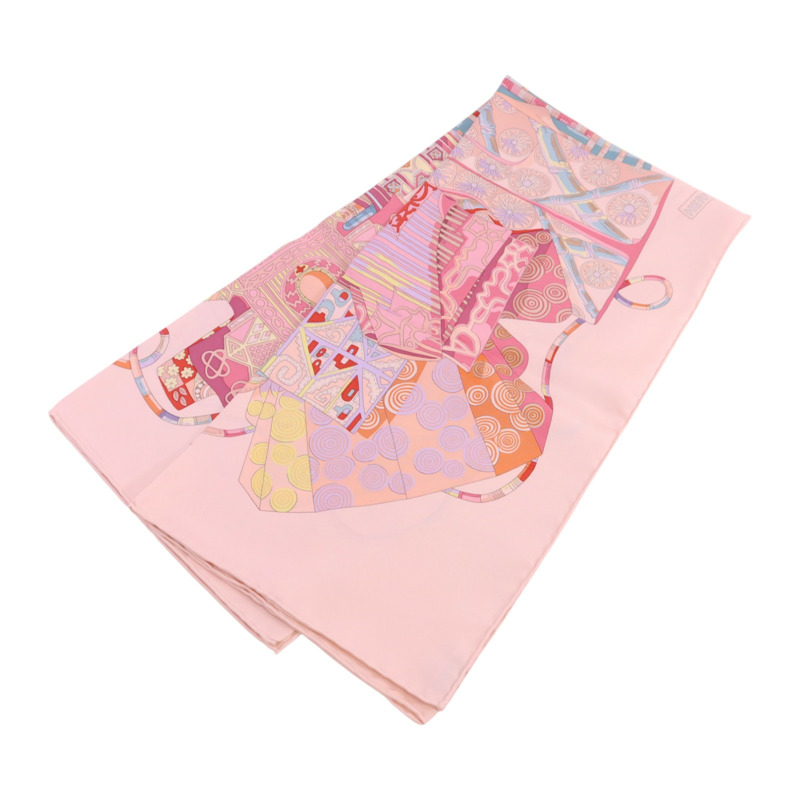 HERMES 絲質Scarf 90x90絲巾-5