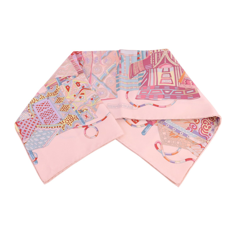 HERMES 絲質Scarf 90x90絲巾-6