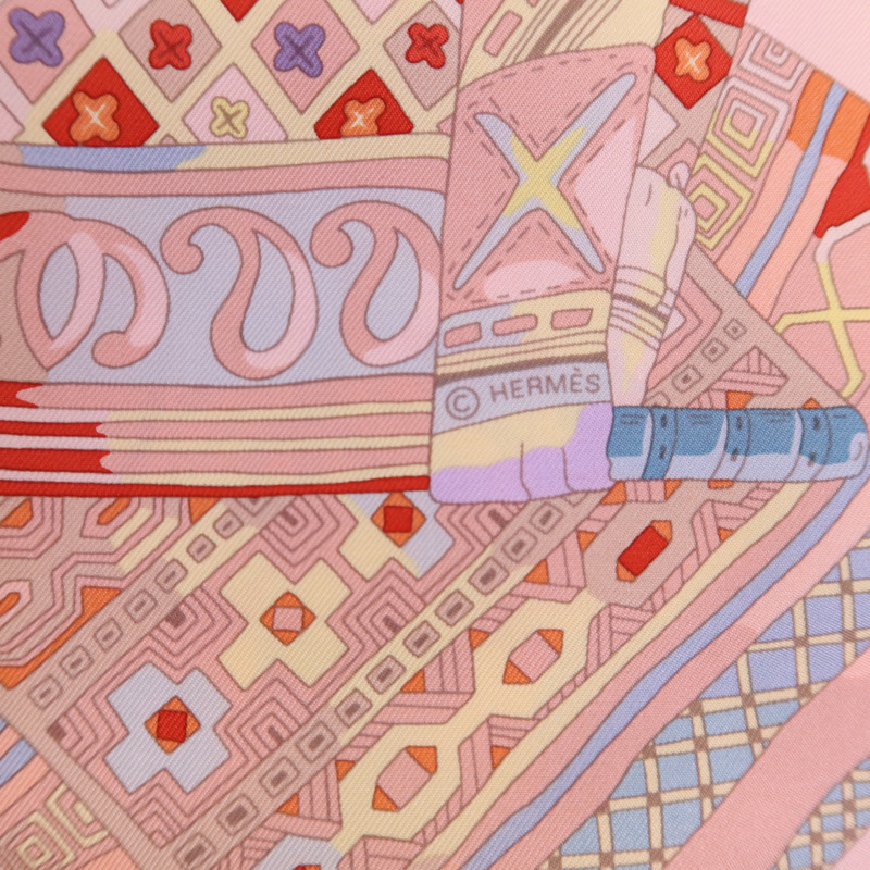 HERMES 絲質Scarf 90x90絲巾-8