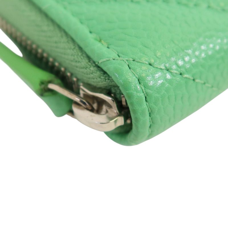 CHANEL 牛皮皮革Card Case銀扣卡套-10