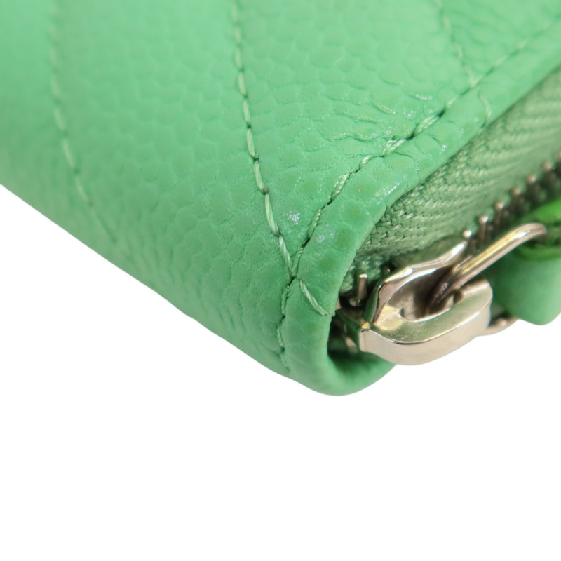 CHANEL 牛皮皮革Card Case銀扣卡套-13