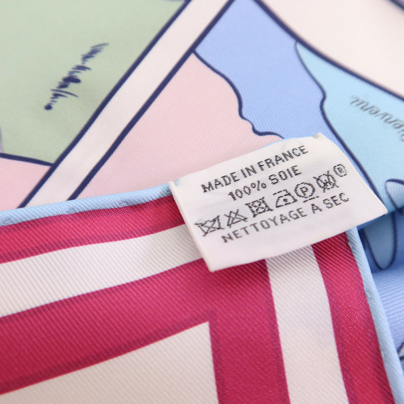 HERMES 絲質Scarf 90x90絲巾-9
