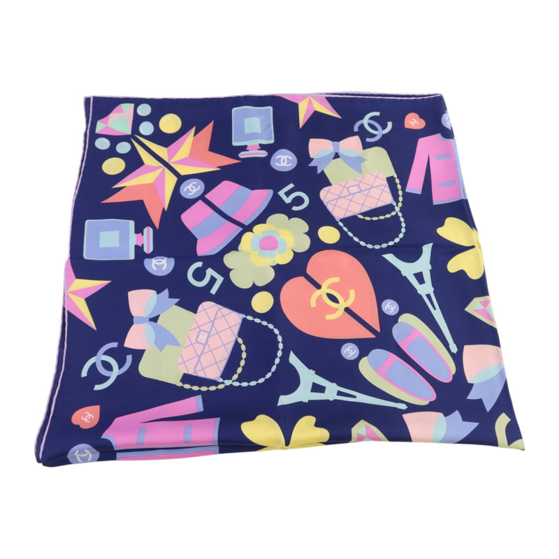 CHANEL 絲質Scarf絲巾-4