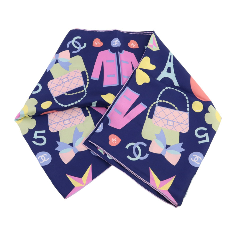 CHANEL 絲質Scarf絲巾-6