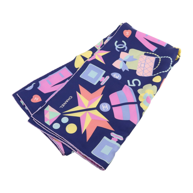 CHANEL 絲質Scarf絲巾-10