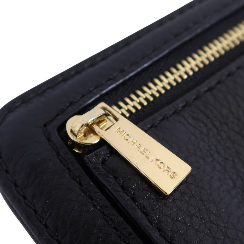 Michael Kors 牛皮皮革Long Wallet金扣長錢包-16