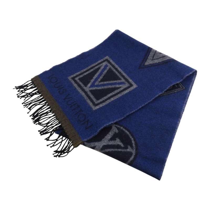 LOUIS VUITTON 羊毛/羊絨Echarpe LV Sticker Scarf圍巾-6