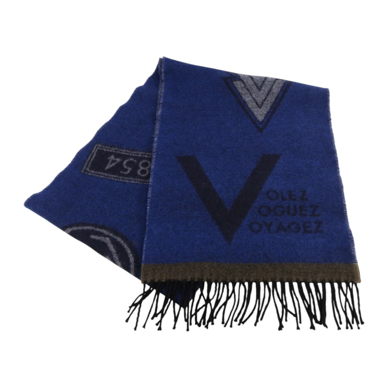 LOUIS VUITTON 羊毛/羊絨Echarpe LV Sticker Scarf圍巾-10