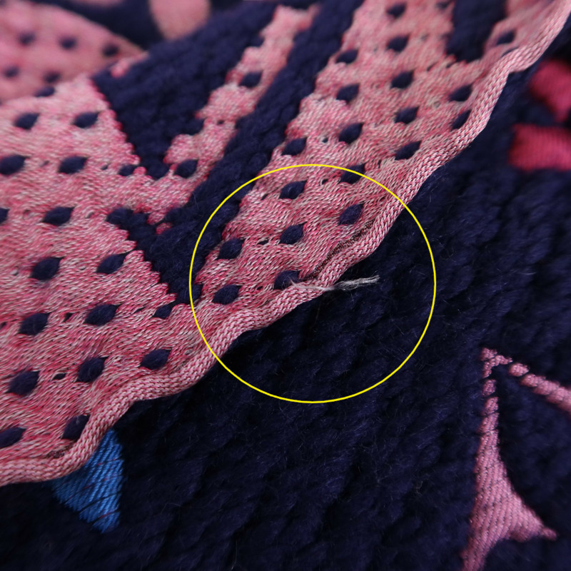 LOUIS VUITTON 羊毛/絲質Echarpe Logomania Rainbow Scarf圍巾-9