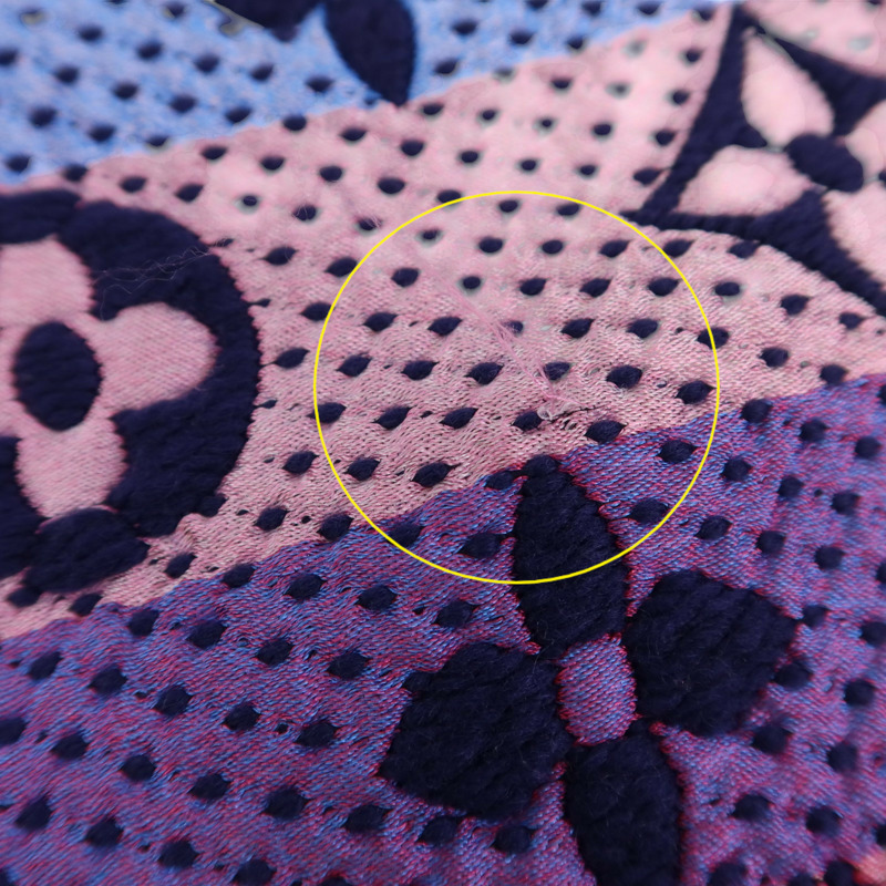 LOUIS VUITTON 羊毛/絲質Echarpe Logomania Rainbow Scarf圍巾-11