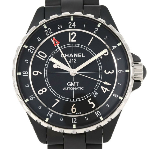 香奈兒 J12 41毫米 GMT 霧面陶瓷 H3101 自動腕錶