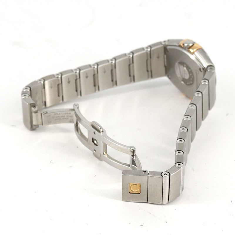 歐米茄星座系列磨砂玫瑰金組合款12鑽錶 123.20.24.60.55.005 SSxPG 石英錶-6