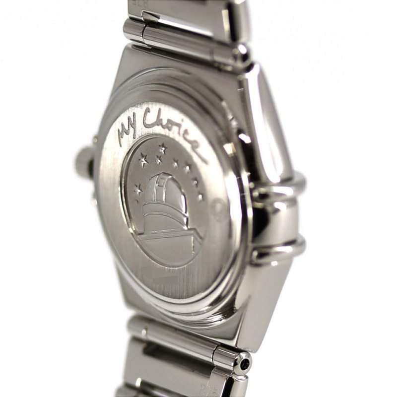 歐米茄星座系列迷你精選1561.71不鏽鋼石英錶-5