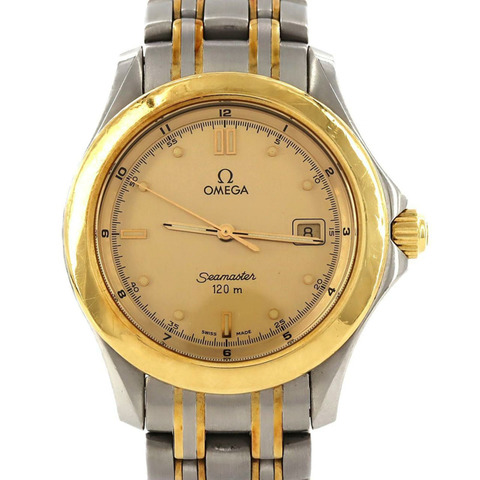 歐米茄海馬120 SSxYG石英錶