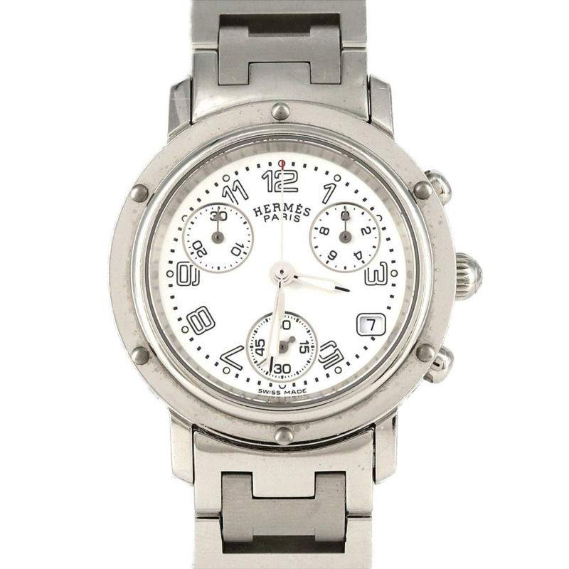 愛馬仕 Clipper 計時碼表 CL1.310 不鏽鋼石英錶-0