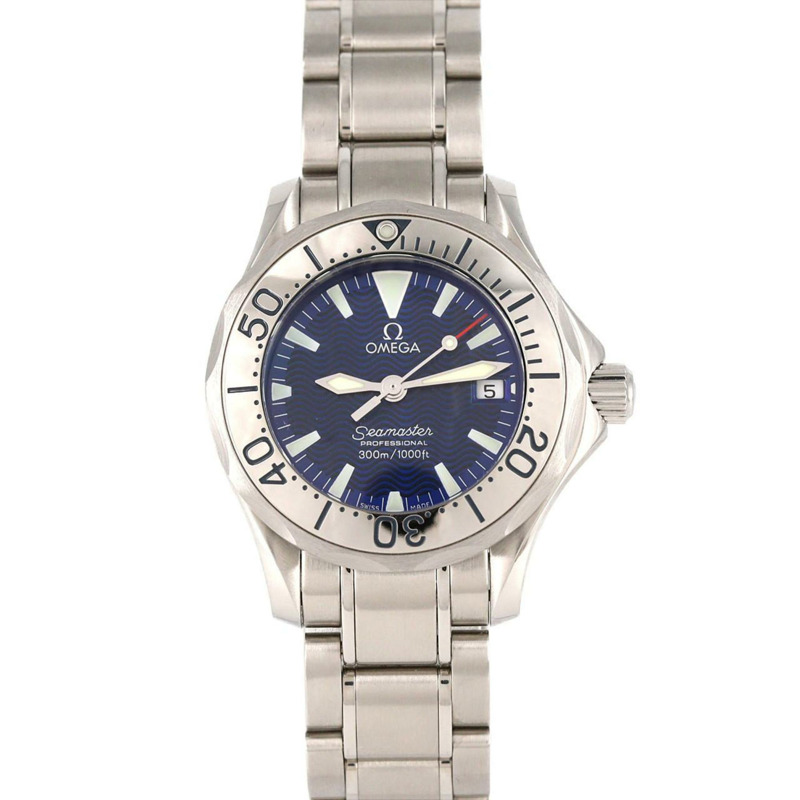 歐米茄海馬系列專業潛水錶 2285.80 不鏽鋼石英錶-0