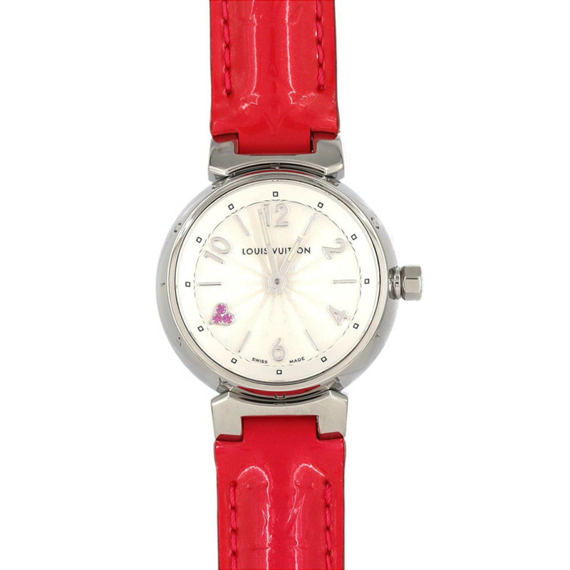 路易威登 Tambour Q1218 不鏽鋼石英錶-0