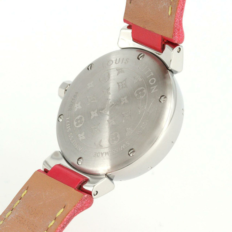 路易威登 Tambour Q1218 不鏽鋼石英錶-6