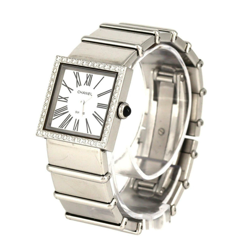 香奈兒 Mademoiselle D H0830 SS 石英腕錶-1