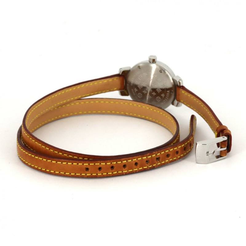 路易威登 Tambour 三重線圈 Q1211 不鏽鋼石英錶-2