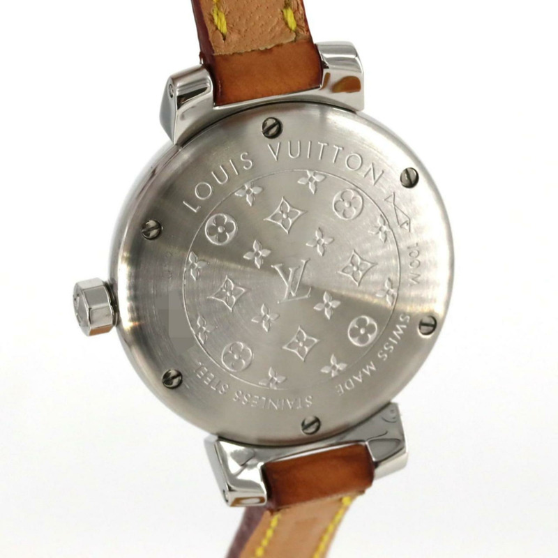 路易威登 Tambour 三重線圈 Q1211 不鏽鋼石英錶-3