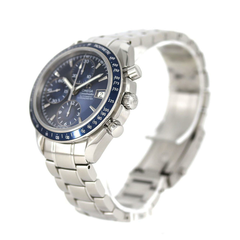 歐米茄超霸系列日期顯示腕錶 3212.80 不鏽鋼自動腕錶-1