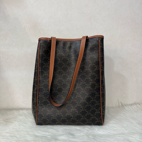 Celine 老花凱旋門金釦托特包