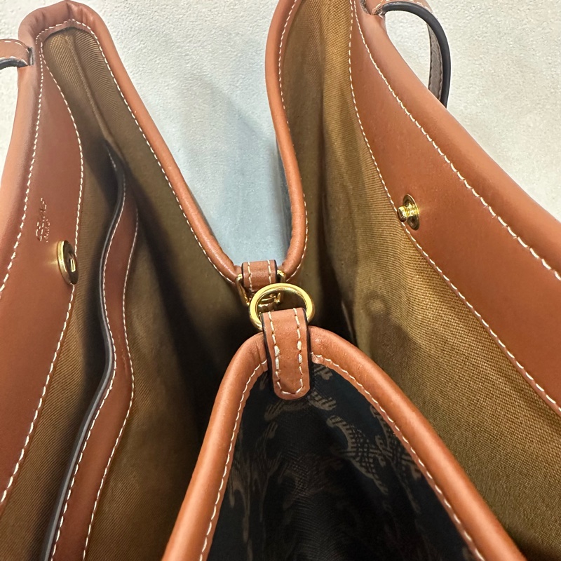 Celine 老花凱旋門金釦托特包-24