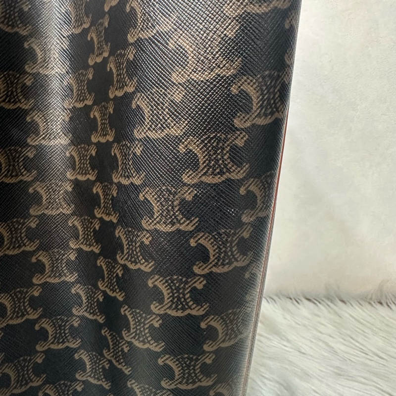 Celine 老花凱旋門金釦托特包-25