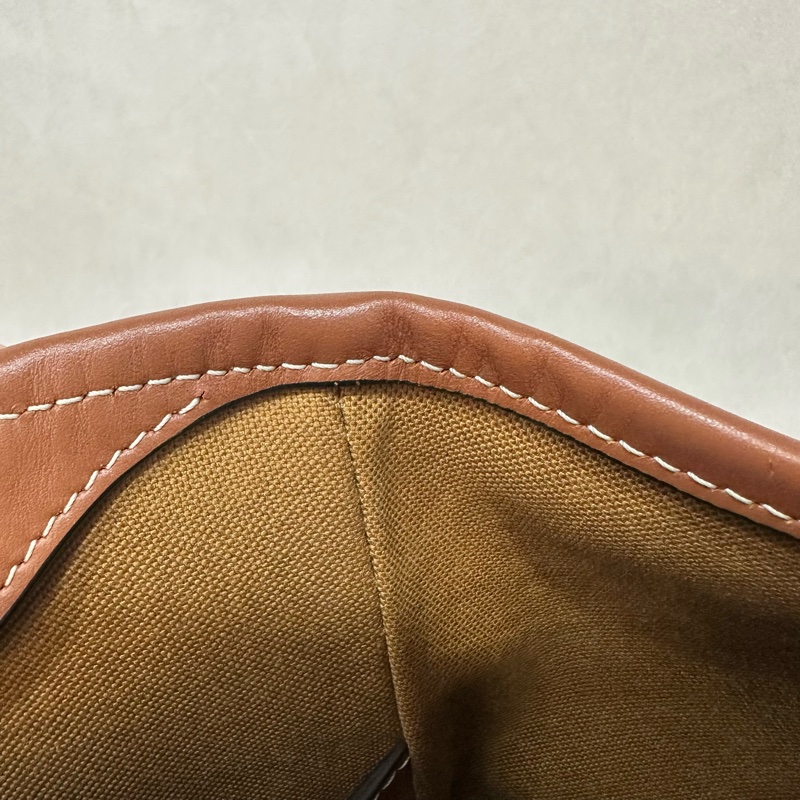 Celine 老花凱旋門金釦托特包-36